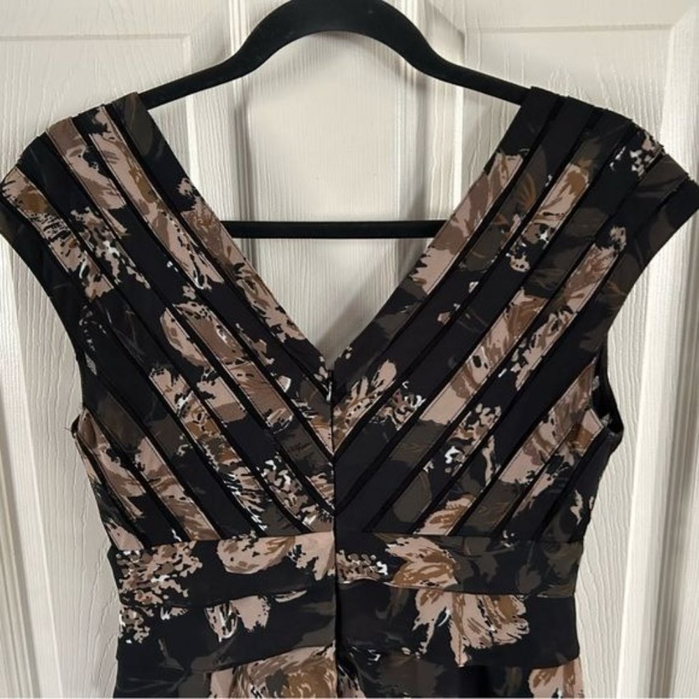 Adrianna Papell Tiered Cocktail Dress Sz 6 - Picture 13 of 16